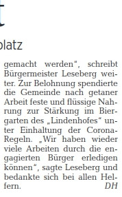 Die Harke v. 22.9.20 - Teilbild